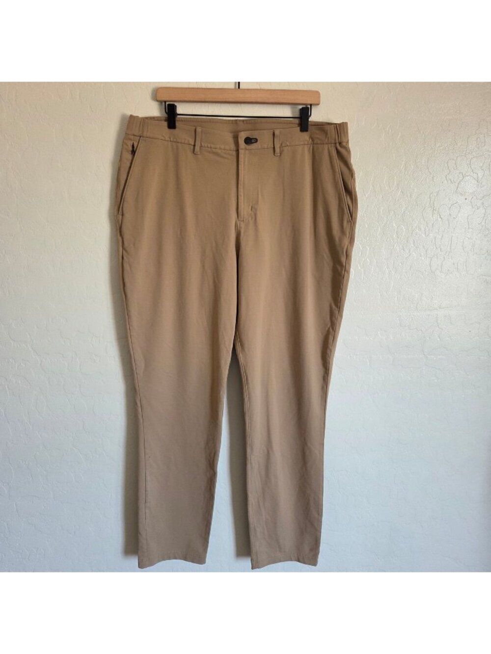 Public Rec Dealmaker 5-Pocket Performance Pant Khaki Straight Leg Size Men's 40